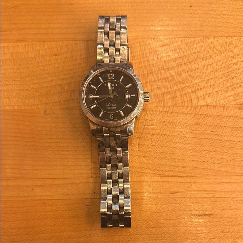100% Authentic Guaranteed Tissot Silver Men's Watch